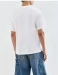 T-Shirt NUDIE JEANS Koffe Thats Weird Chalk White