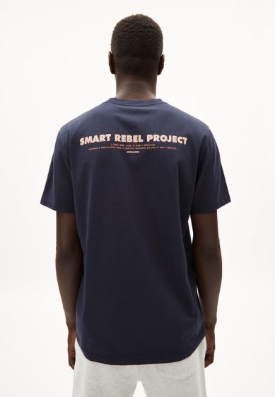 T-Shirt ARMEDANGELS Aadon Rebel Project Night Sky