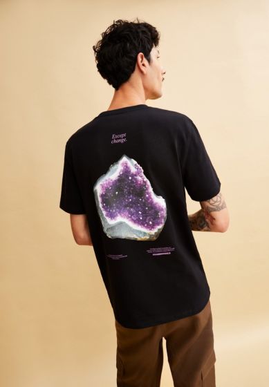 T-Shirt ARMEDANGELS Maarkos Prm Stone Pt Black