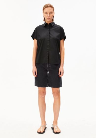 Jeans Short ARMEDANGELS Thalinaa Ebony Black