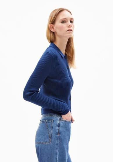 Strickjacke ARMEDANGELS Riciaa Faded Indigo