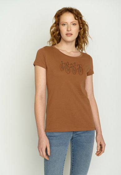 T-Shirt GREENBOMB Bike Slides Loves Caramel