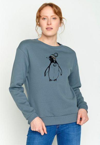 Sweater GREENBOMB Animal Penguine Cap Canty Thunder Grey