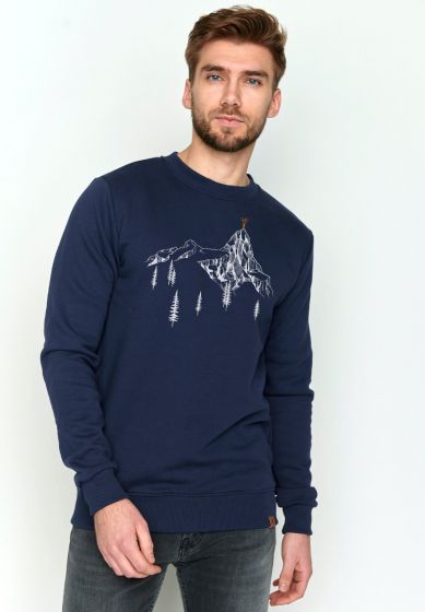 Sweater GREENBOMB Bike Destination Wild Navy