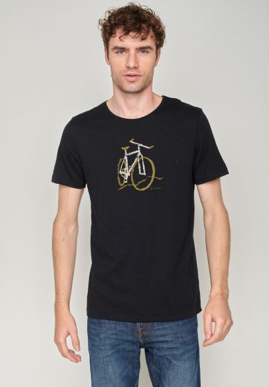 T-Shirt GREENBOMB Bike Landscape Spice Black