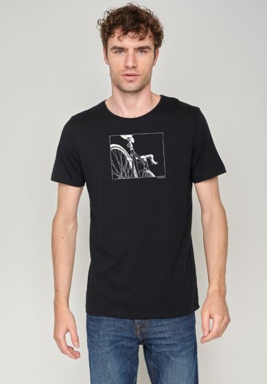 T-Shirt GREENBOMB Bike Square Spice Black