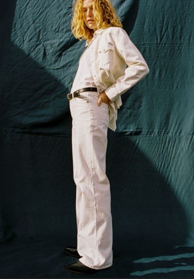 Jeans NUDIE JEANS Wide Heidi Ivory