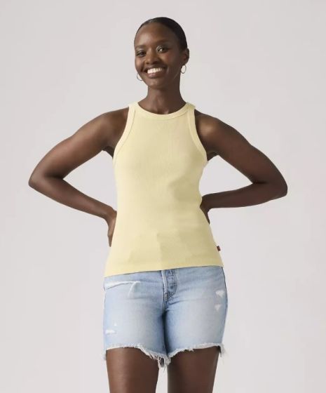 Top LEVI'S® Essential Racer Vanilla Garment Dye