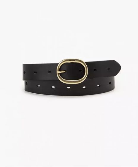 Ledergürtel LEVI`S® High-Low Regular Black