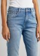 Jeans PEPE JEANS Straight High Waist Mary Light Blue Used Washed