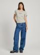 T-Shirt PEPE JEANS Elba Washed Green