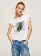 T-Shirt PEPE JEANS Marguerite White