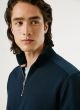 Pullover mit hohen Kragen und halbem Reißverschluss PEPE JEANS Mercuit Dulwich Blue