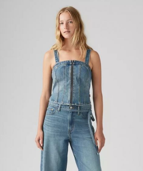 Top LEVI´S® Bustier-Oberteil Verified Vintage