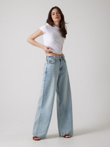 Jeans GUESS Bellflower Himmelblau