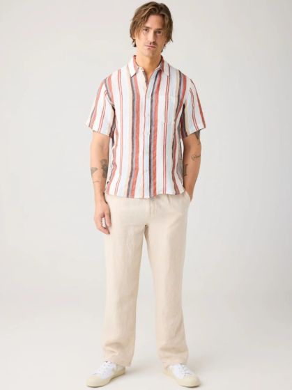 Hose KNOWLEDGE COTTON APPAREL Loose Linen Pants