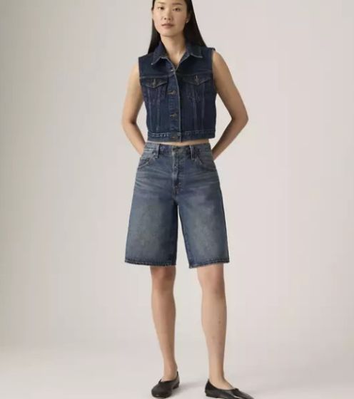 Jeans Short LEVI´S® Baggy Dad Hinged Heart Jort