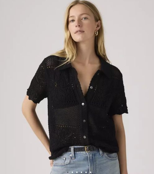 Häkelhemd LEVI'S® Anthracite