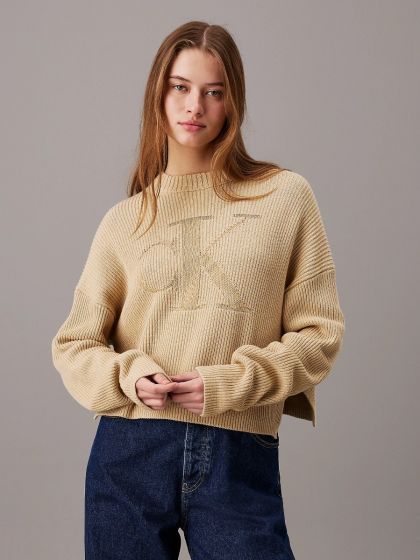 Pullover CALVIN KLEIN Pale Khaki