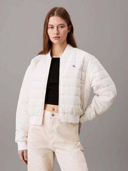 Gesteppte Bomberjacke CALVIN KLEIN Ivory