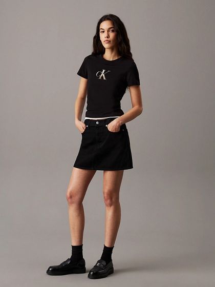 T-Shirt CALVIN KLEIN Slim Monogramm Ck Black
