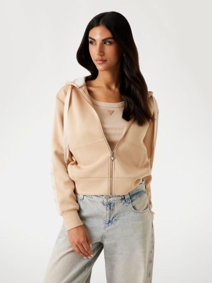Scuba Sweatjacke GUESS Karamell   