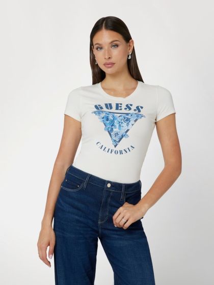 T-Shirt GUESS Creamwhite