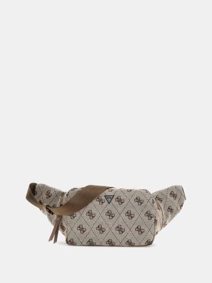 Gürteltasche GUESS Jacquard Logo Sand