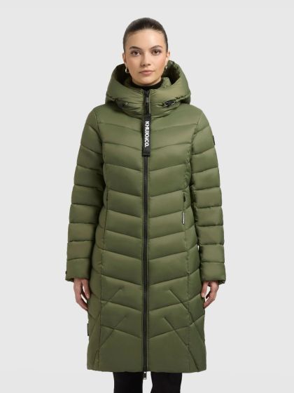 Steppmantel KHUJO Odana4 Fern Green