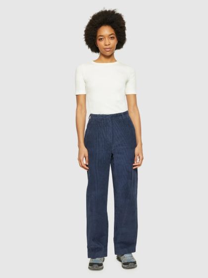Cordhose KNOWLEDGE COTTON APPAREL Posey Night Sky
