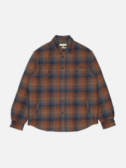 Outdoor-Hemd NUDIE JEANS Glenn Padded Shirt Check Multi