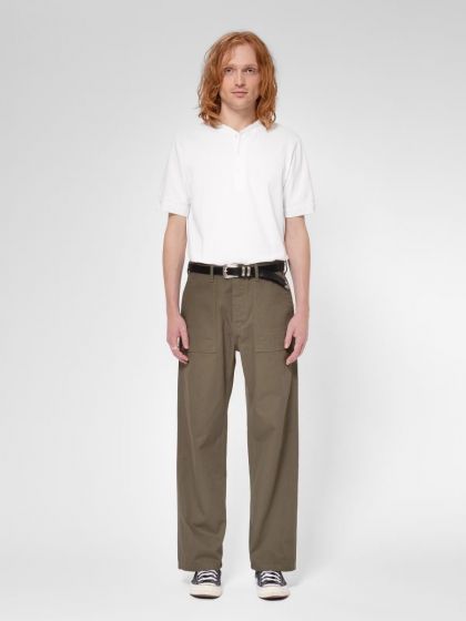 Hose NUDIE JEANS Tuff Tony Fatigue Pants Olive