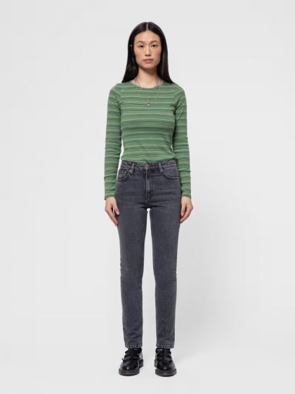 Jeans NUDIE JEANS Mellow Mae Lava Grey