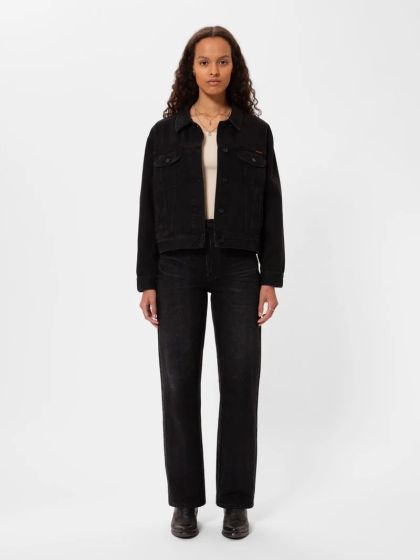 Jeansjacke NUDIE JEANS Berit Asphalt Black