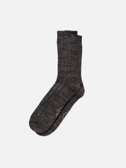 Socken NUDIE JEANS Men Rib Socks Antracite