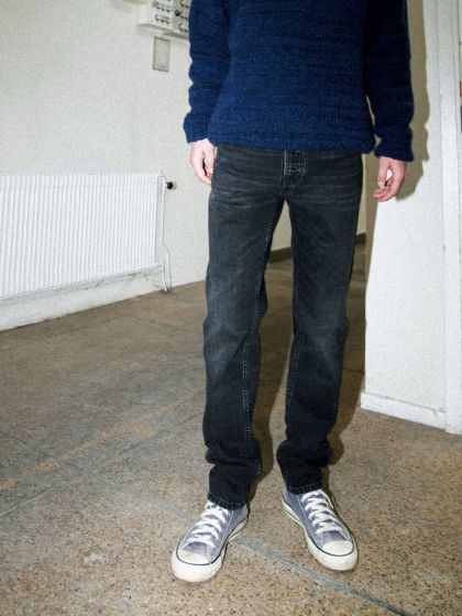 Jeans NUDIE JEANS Steady Eddie II Black Fog