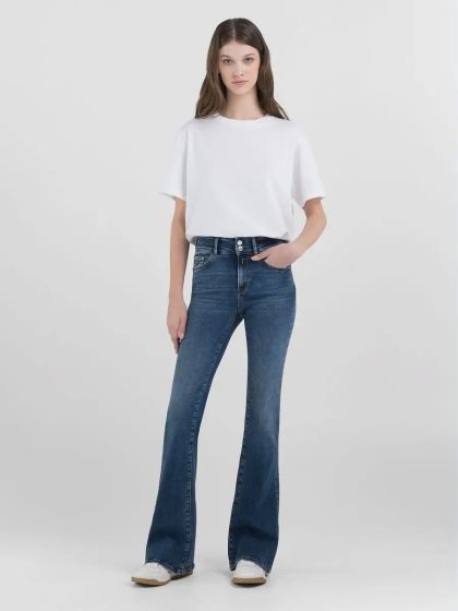 Jeans REPLAY New Luz Flare Medium Blue