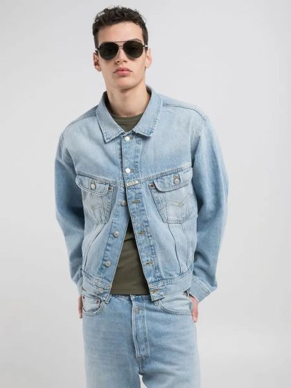 Jeansjacke Replay 9Zero1 Eco Plus Super Light Blue
