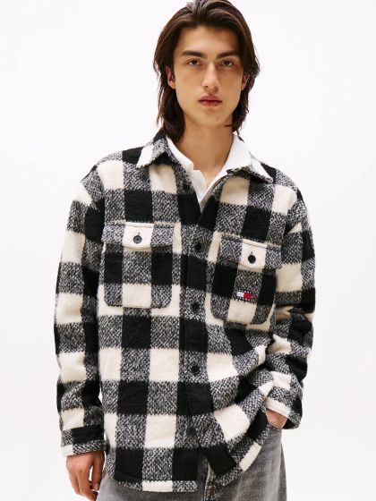 Flanell Hemdjacke TOMMY HILFIGER Black Buffalo Check