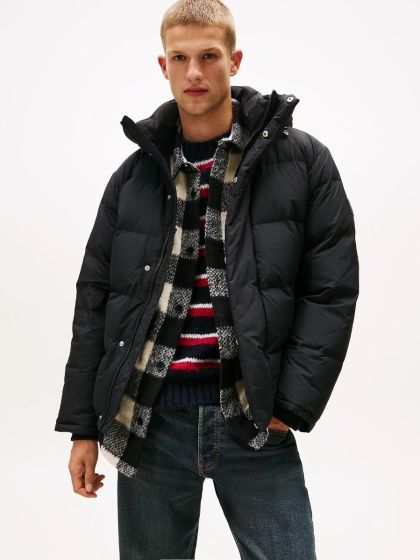 Puffer-Daunenjacke TOMMY HILFIGER Black