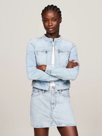 Jeans-Bikerjacke TOMMY HILFIGER Denim Light