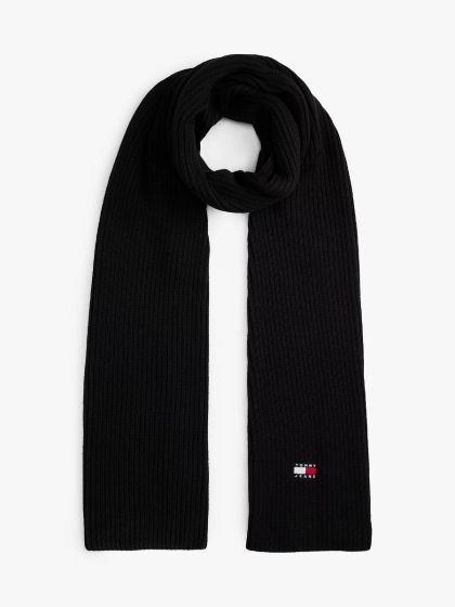 Heritage Rippstrick-Schal TOMMY HILFIGER Black
