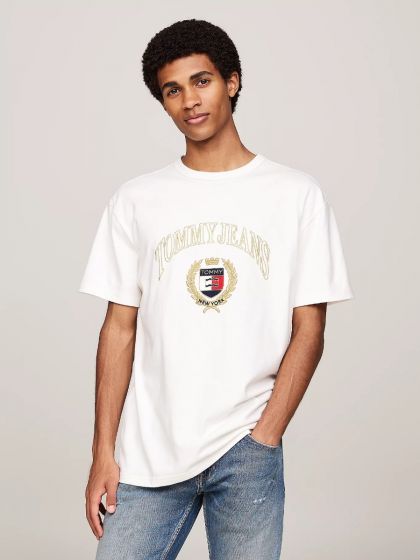 T-Shirt TOMMY HILFIGER Ancient White