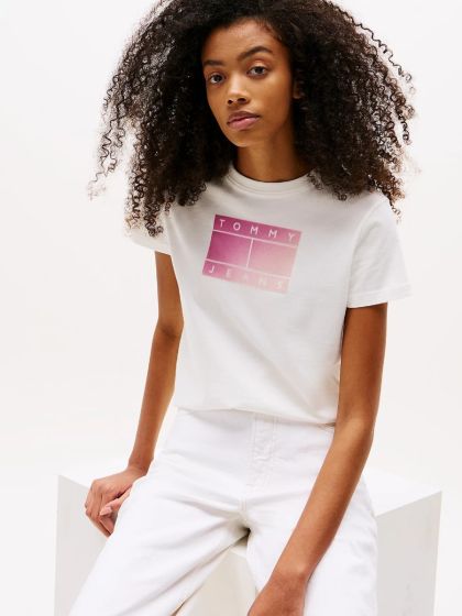 T-Shirt TOMMY HILFIGER Ecru