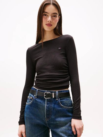 Langarmshirt TOMMY HILFIGER Black