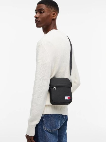 Crossbody-Reportertasche TOMMY HILFIGER Black