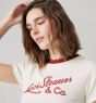 T-Shirt LEVI`S® Graphic Essential Sporty Archival Script Egret / Sun-Dried Tomato