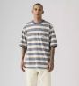 T-Shirt LEVI'S® Workwear Tee Caspian Stripe White Sand Heather