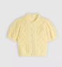 Kurzarm-Cardigan LEVI´S® Pauline Pointelle French Vanilla