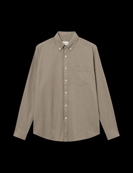 Leinenhemd FORET Serene Taupe